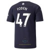 Maglia ufficiale Manchester City Phil Foden 47 Alternativa 2021-22 per Uomo